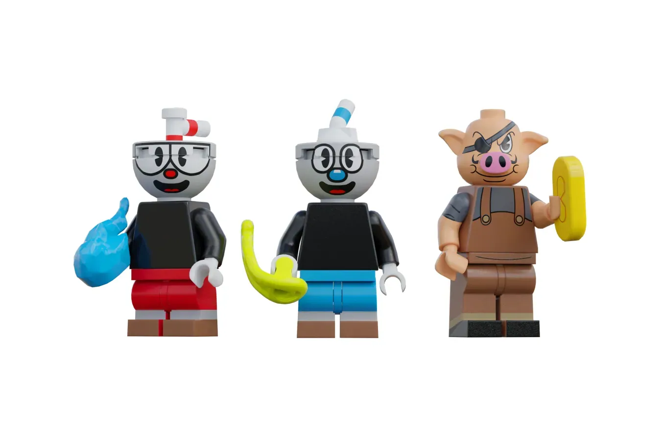 LEGO® Ideas Cuphead Hits 10,000 Supporters With an 868-Piece Boss Battle