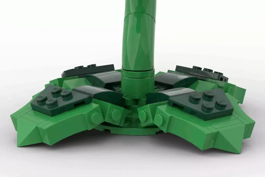 Plants vs. Zombies LEGO® Peashooter Reaches 10,000 Supporters on Ideas Platform (10000) — close-up