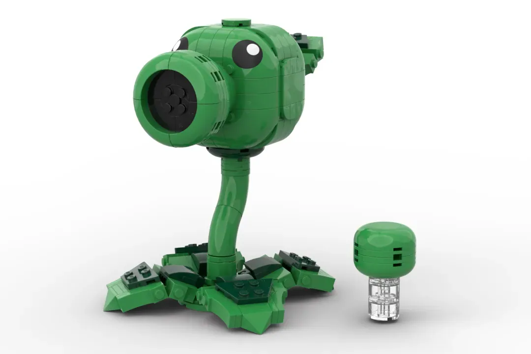 Plants vs. Zombies LEGO® Peashooter Reaches 10,000 Supporters on Ideas Platform (10000) — detail view