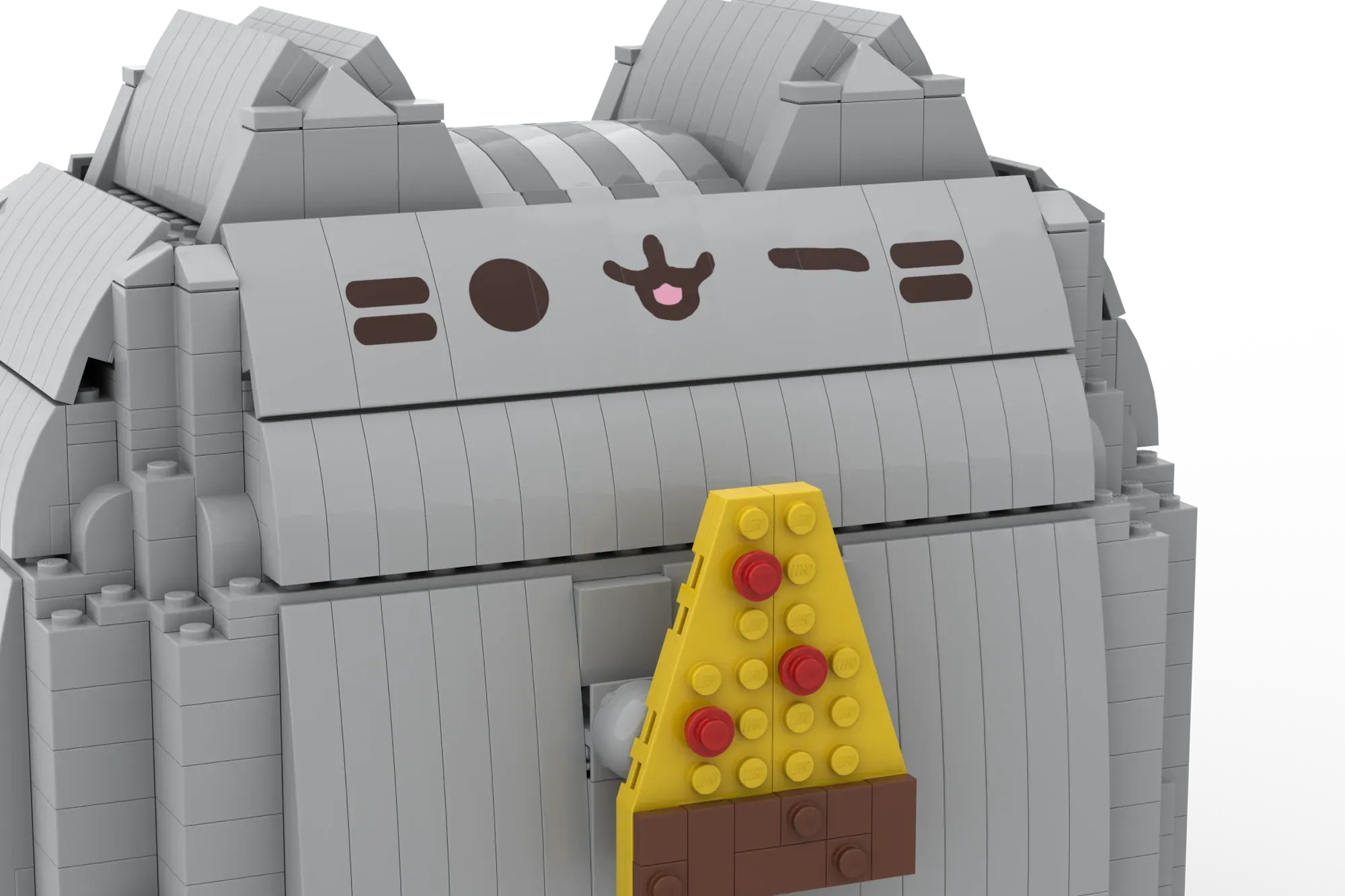 Pusheen With Pizza LEGO® Ideas Set Reaches 10,000 Supporters and Heads to Review
