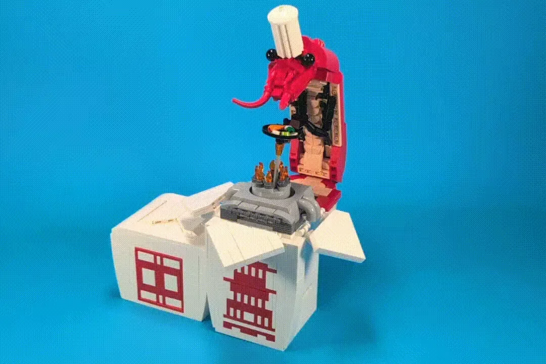 Shrimp-Fried Rice - The 500-Piece LEGO® Chef That Actually Cooks