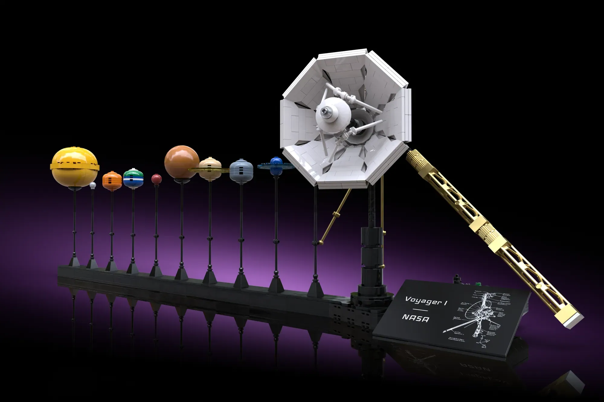 The Loneliness of the Voyager - A LEGO® Ideas Journey to the Stars