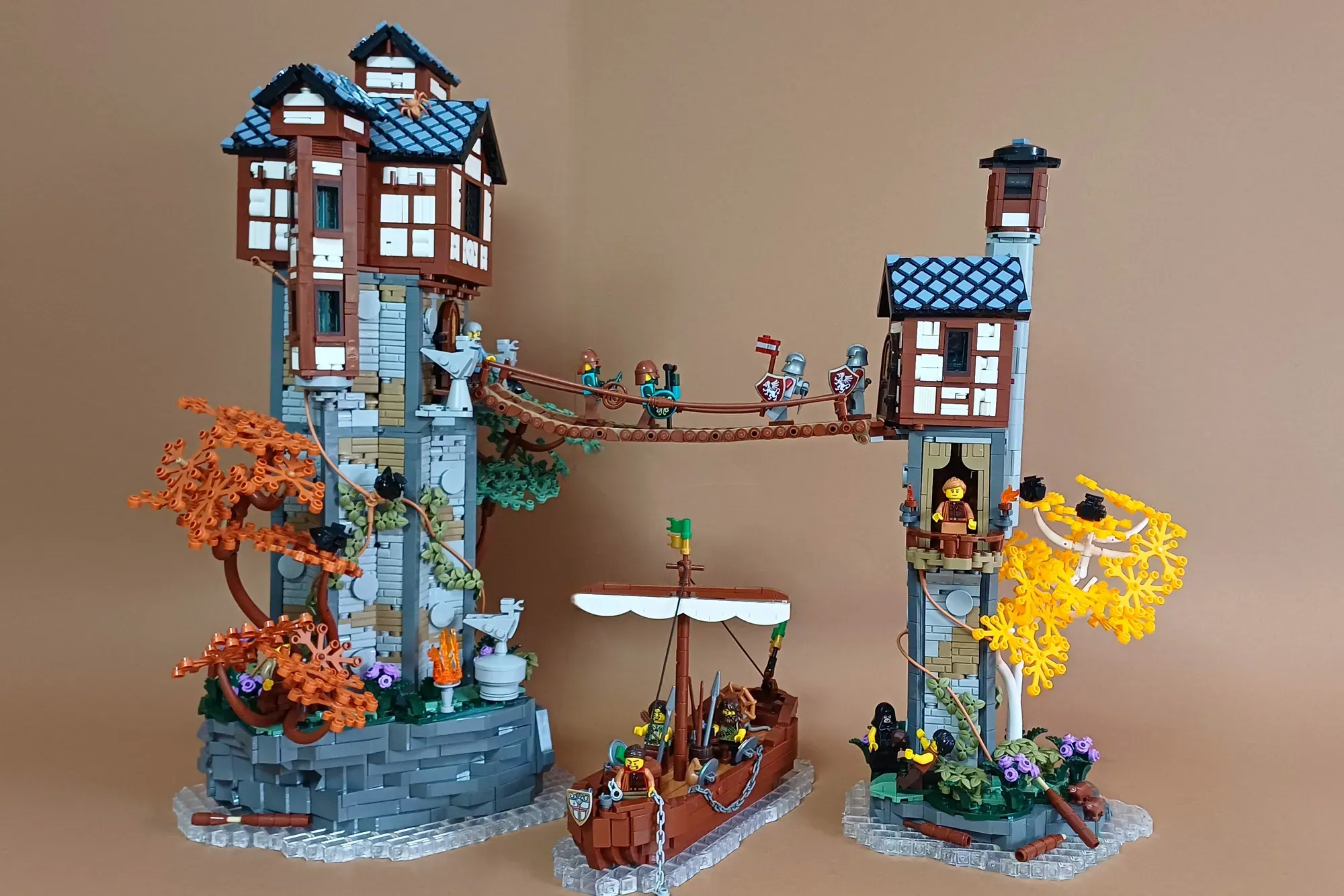 The Towers of Ravenstone - a 4,100-Piece LEGO® Fantasy City on the Water