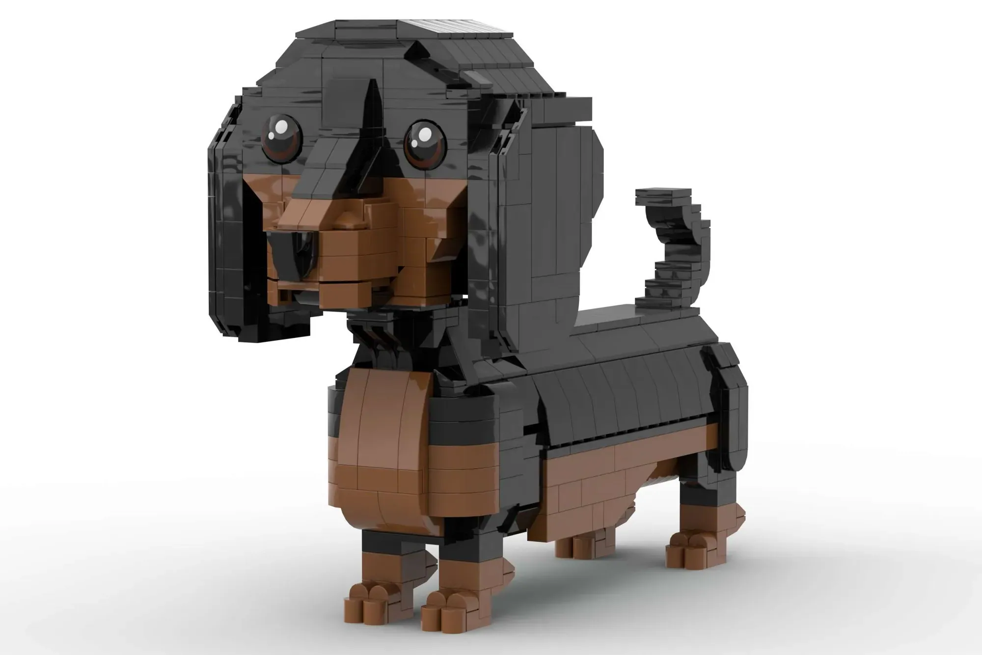 This Brick-Built Dachshund Wants 10,000 Supporters to Become a Real LEGO® Set