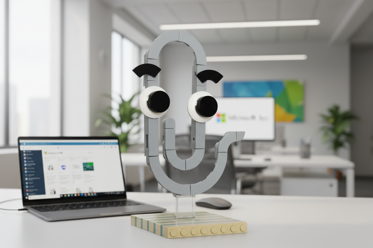 LEGO® Ideas "Clippy" Brings Back Microsoft’s Most Annoying Friend