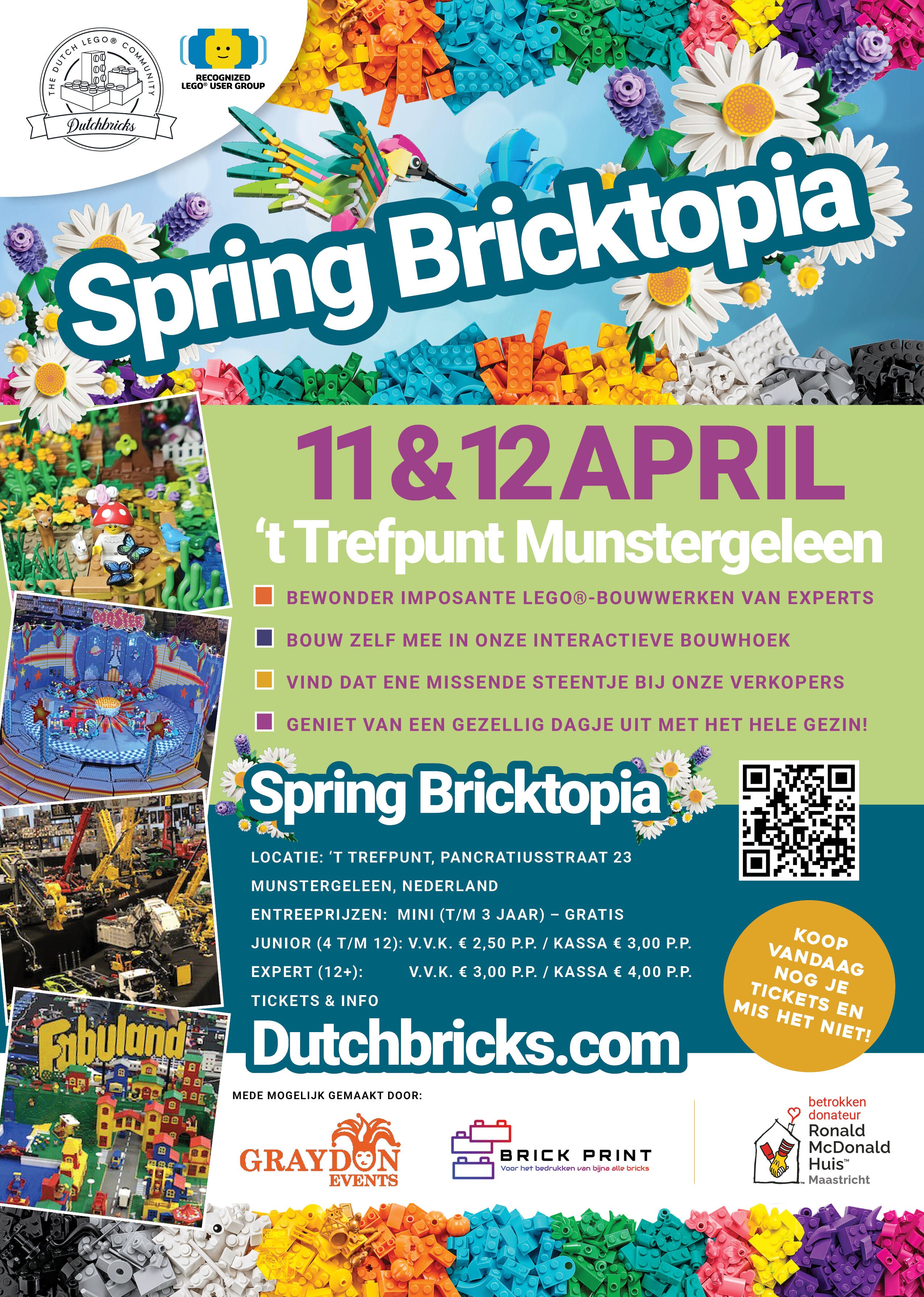 Spring Bricktopia Munstergeleen 2026 – LEGO® Lentebeurs voor jong en oud — LEGO other, Munstergeleen, Netherlands