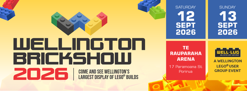 2026 Wellington Brick Show — LEGO convention, Porirua City Centre, New Zealand