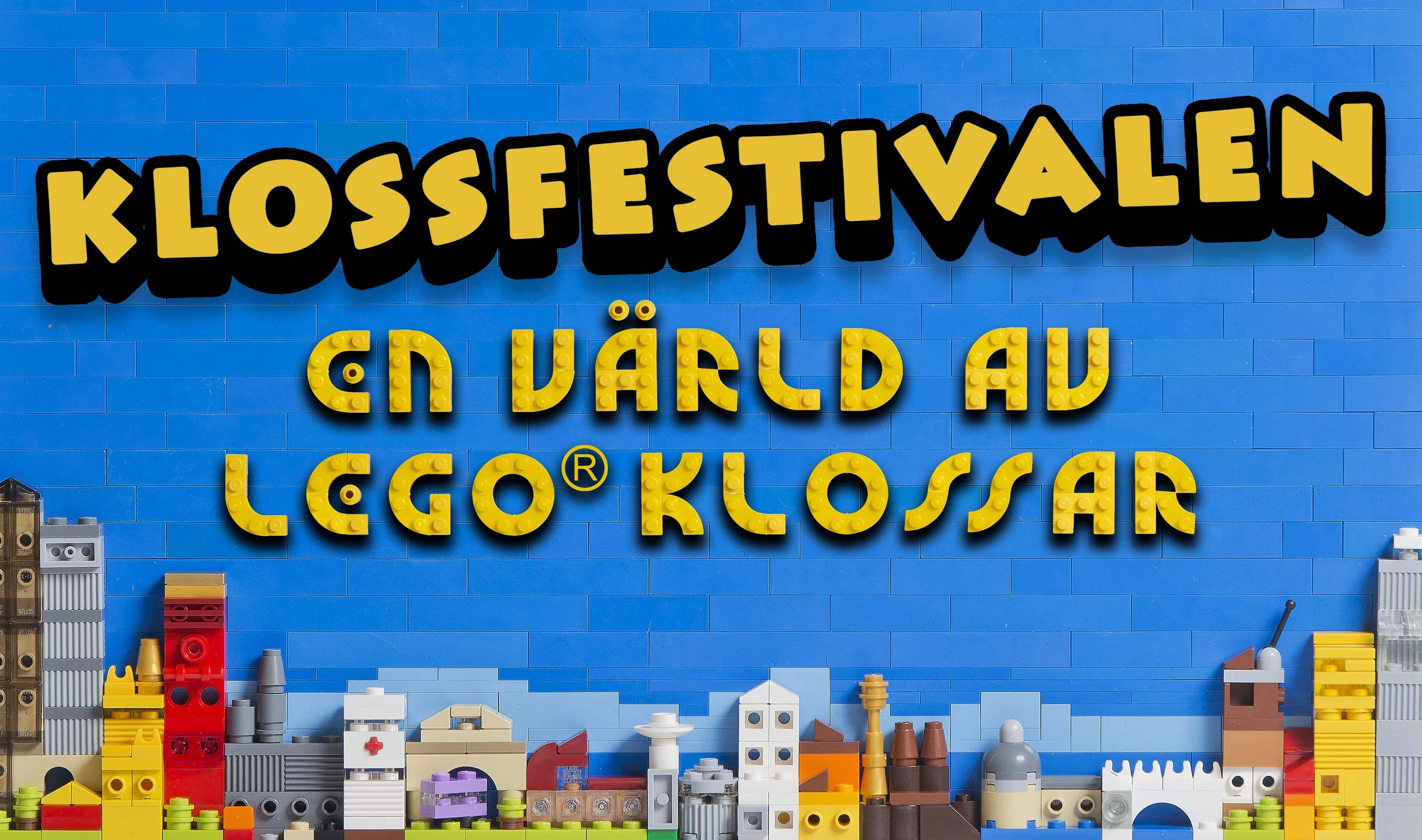 Klossfestivalen 2026 - Lördag 5 september VÄSTERÅS — LEGO other, västerås, Sweden