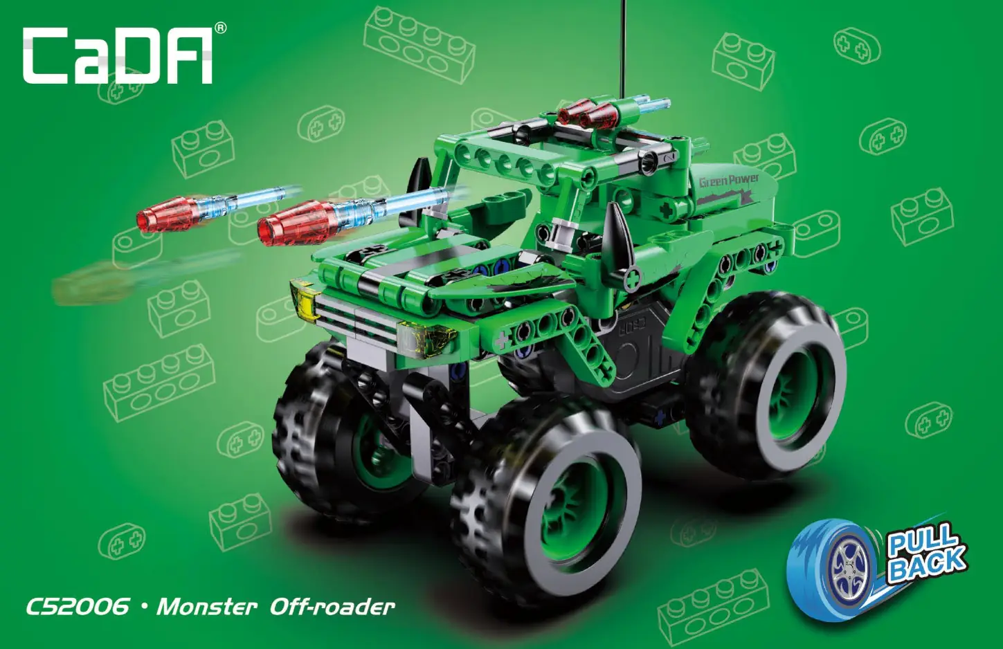 Pullback Monster Offroad Truck