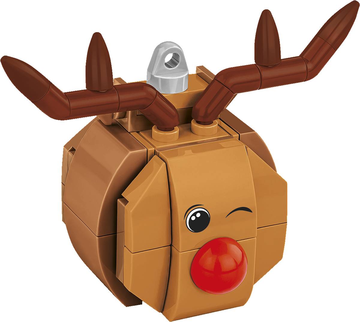 Christmas tree decorations - Red-nosed reindeer