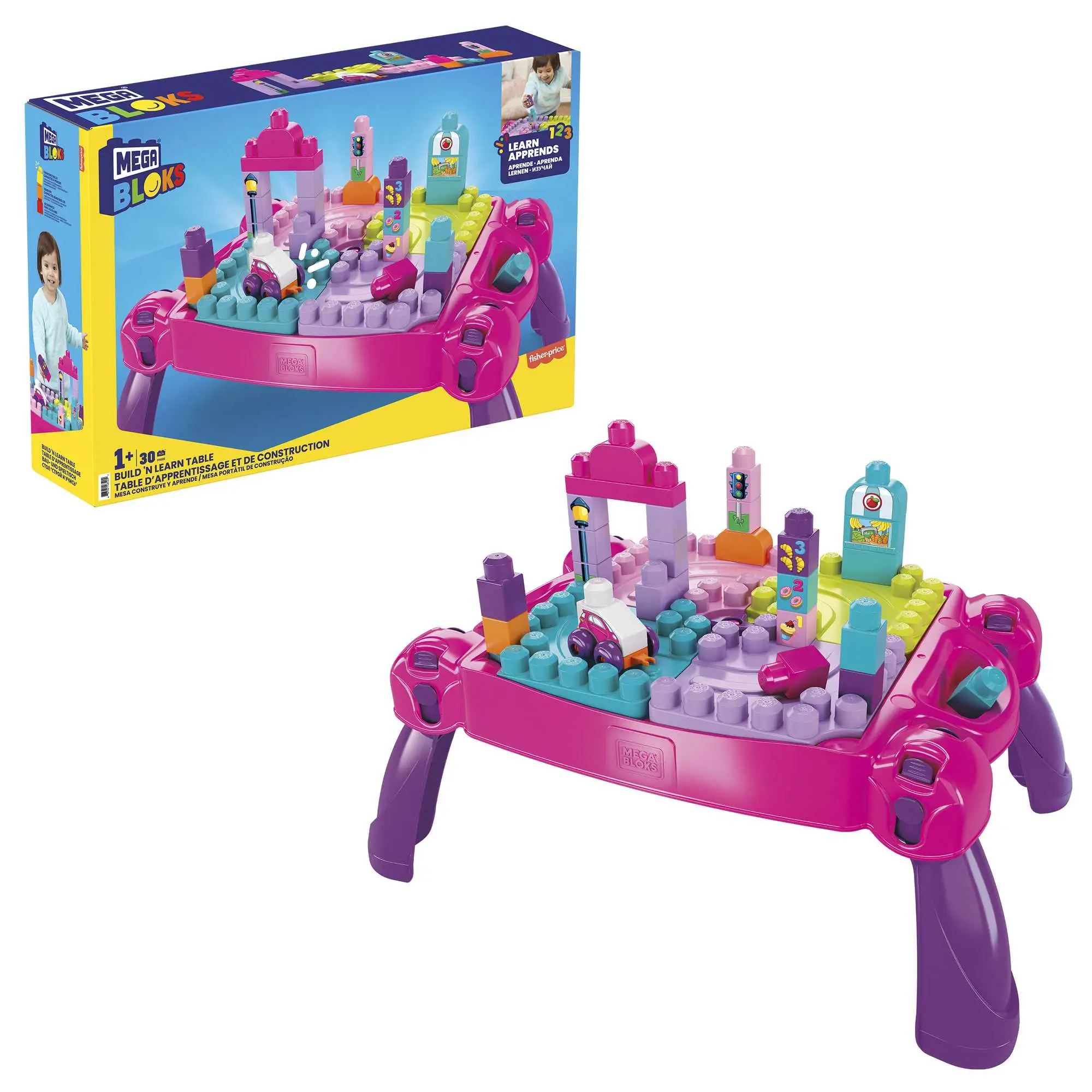 MEGA BLOKS First Builders Build ‘n Learn Table