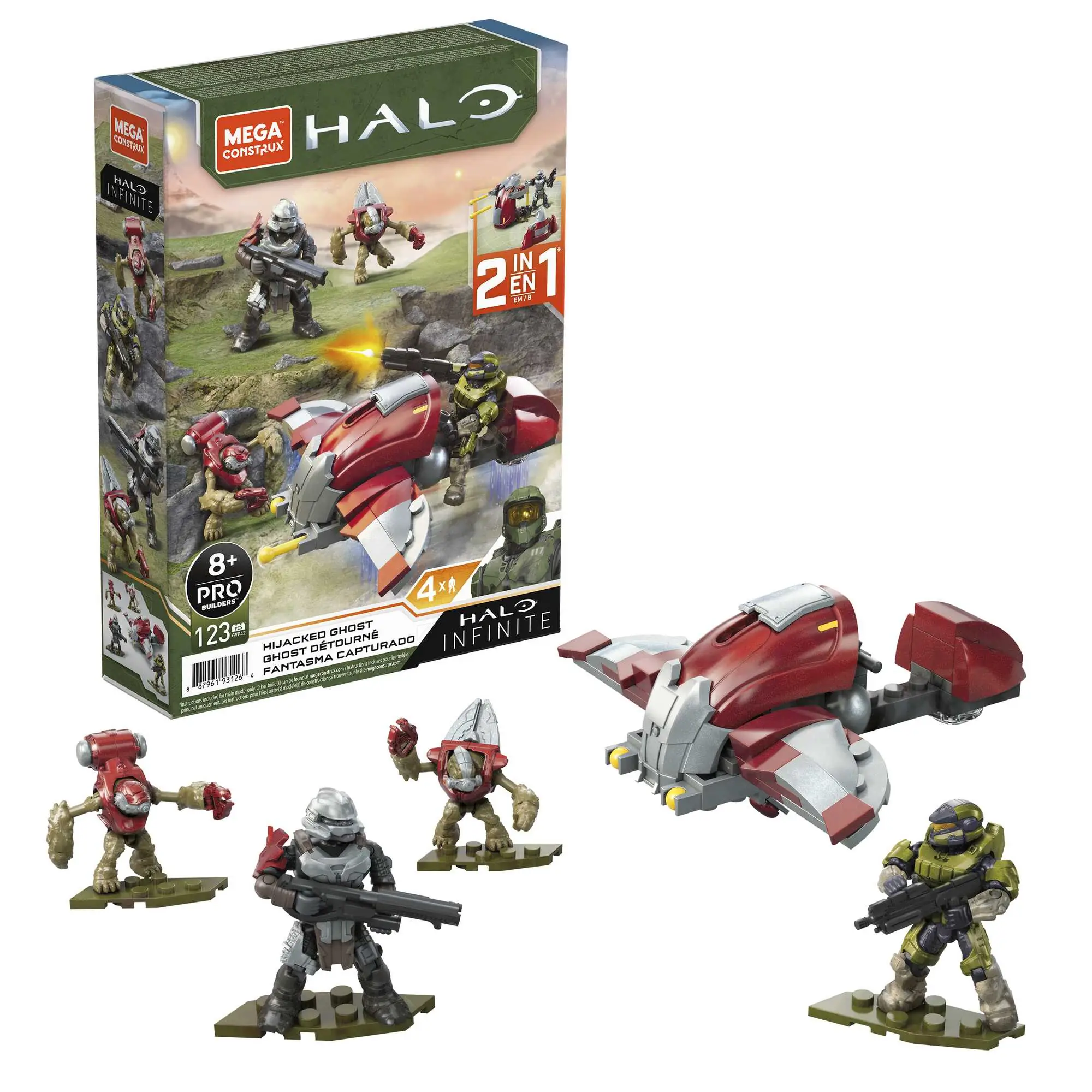 MEGA Halo™ Hijacked Ghost Vehicle 2-In-1 Halo Infinite