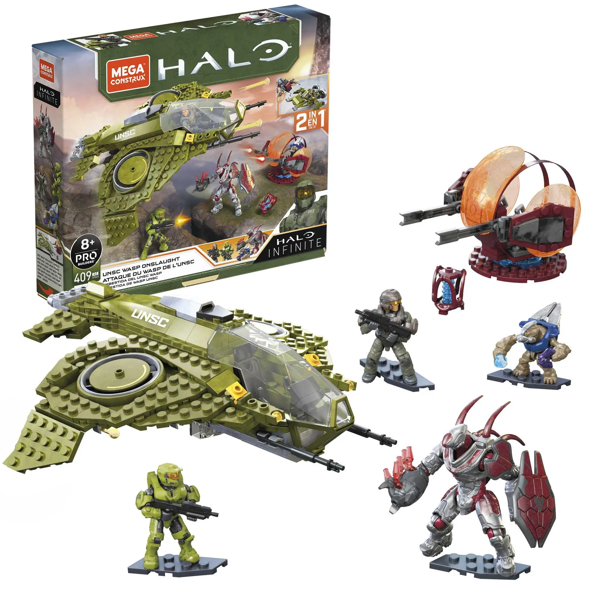 MEGA Halo™ UNSC Wasp Onslaught Vehicle Halo Infinite