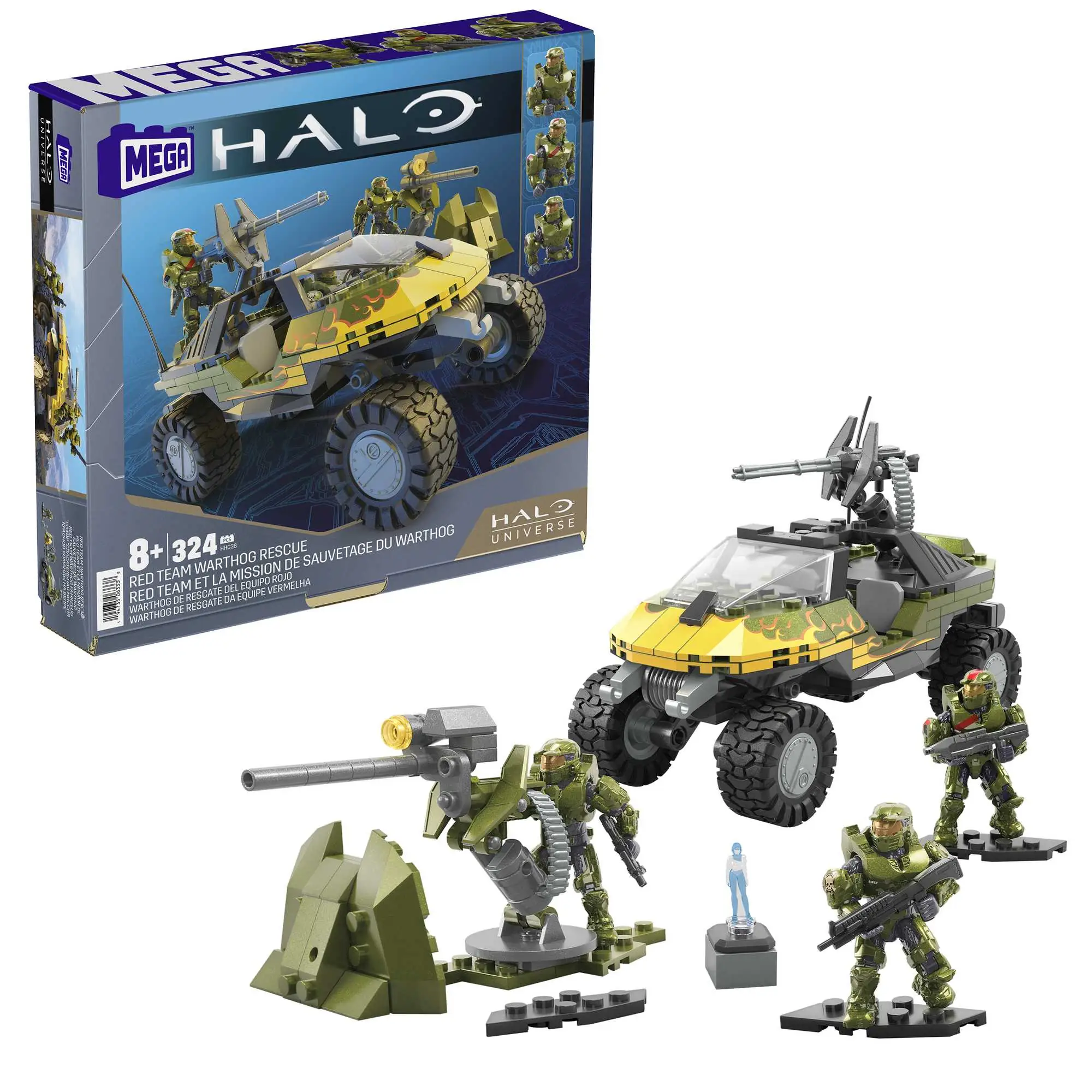 MEGA Halo™ Red Team Warthog Rescue Vehicle