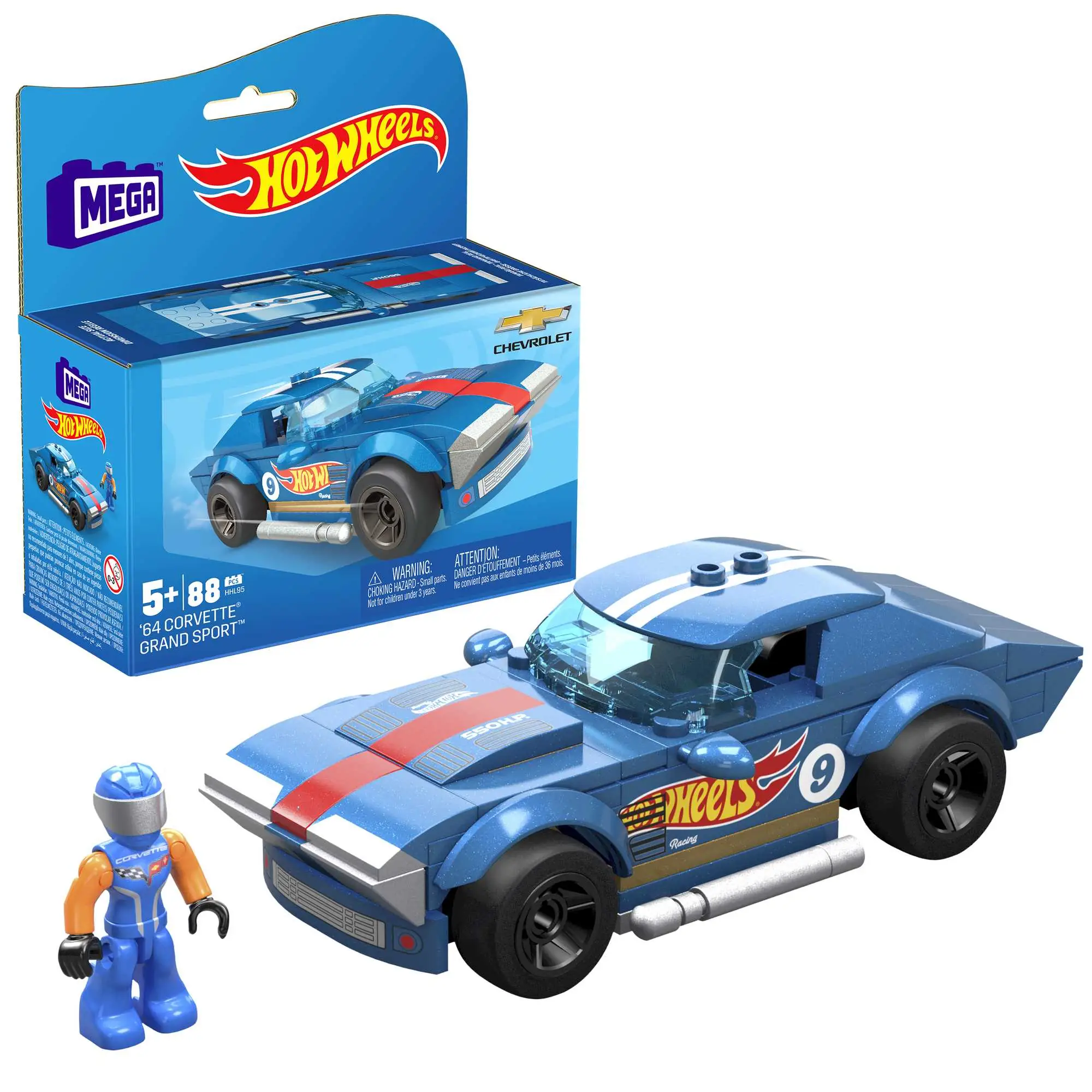 MEGA Hot Wheels™ 64 Corvette™ Grand Sport