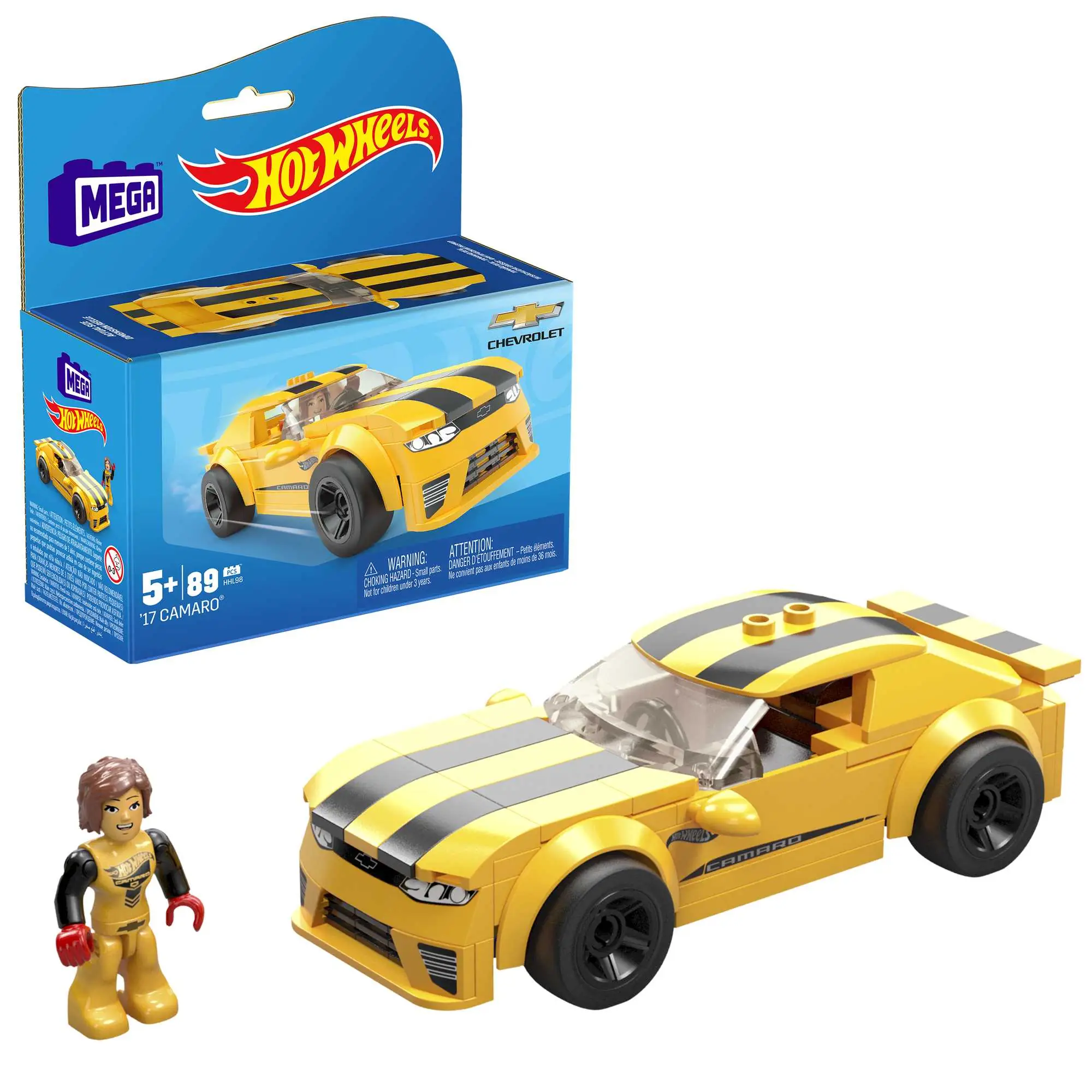 MEGA Hot Wheels™ 17 Camaro™ Real Racecar