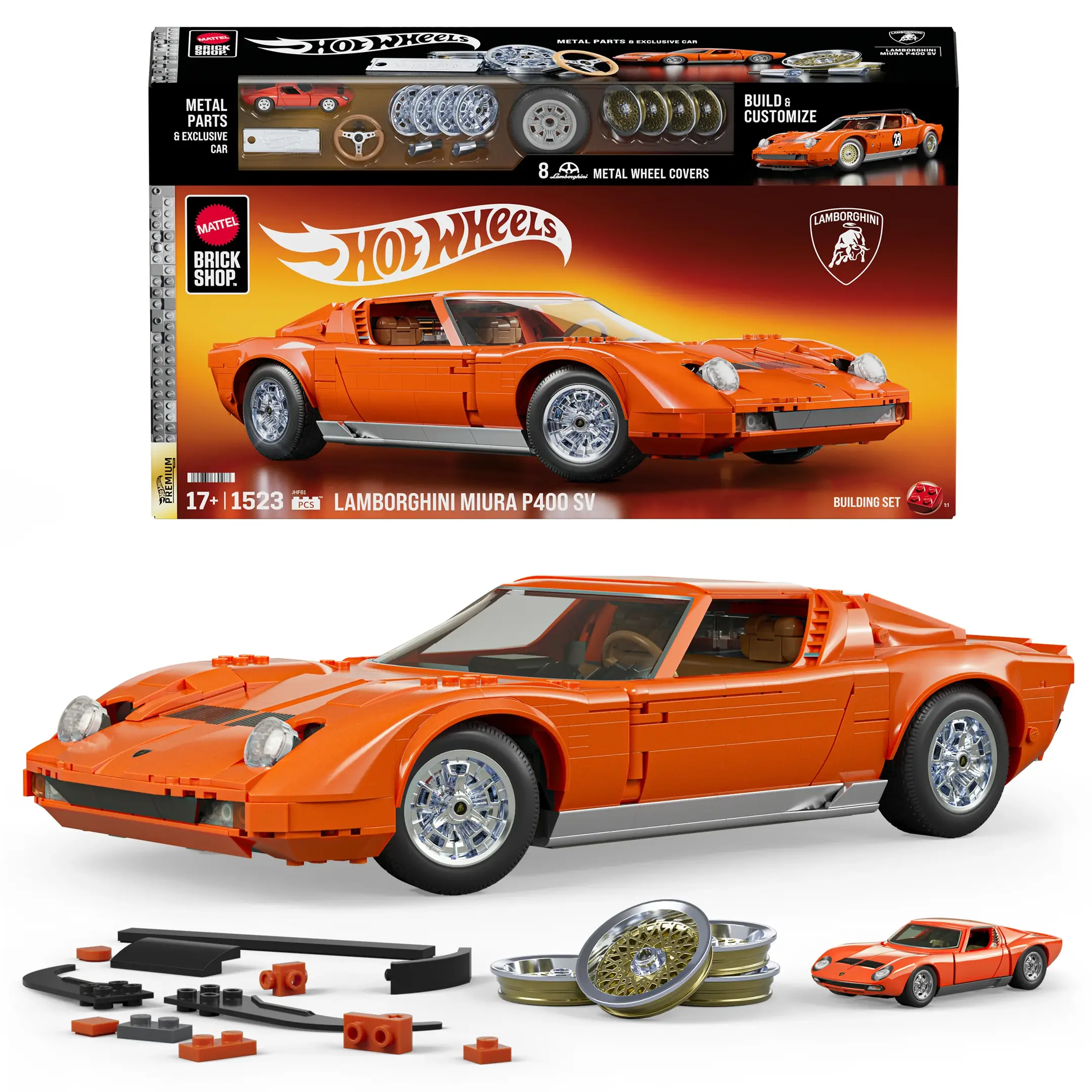 Brick Shop Hot Wheels™ ’71 Lamborghini™ Miura P400 SV