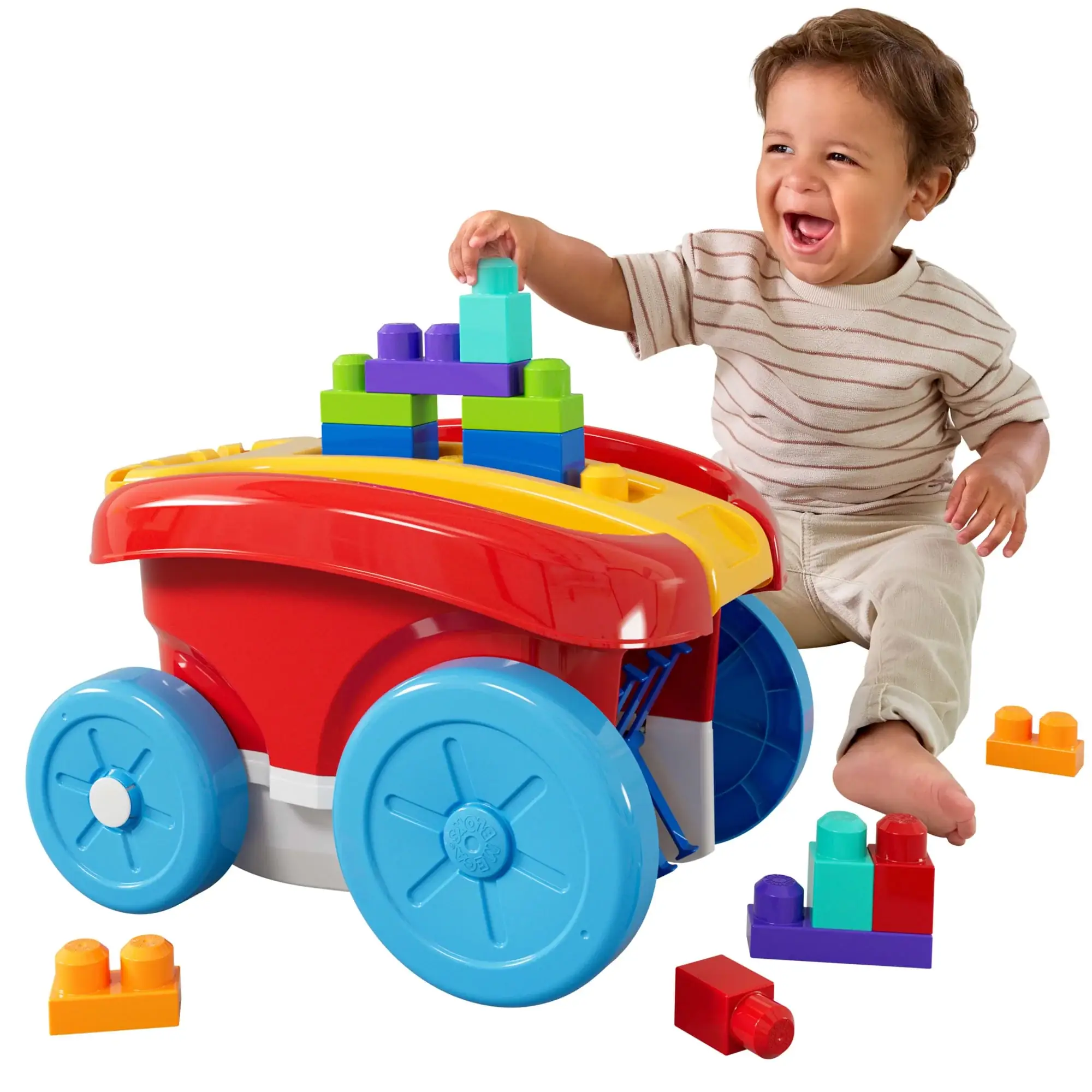 MEGA BLOKS First Builders Scooping Wagon