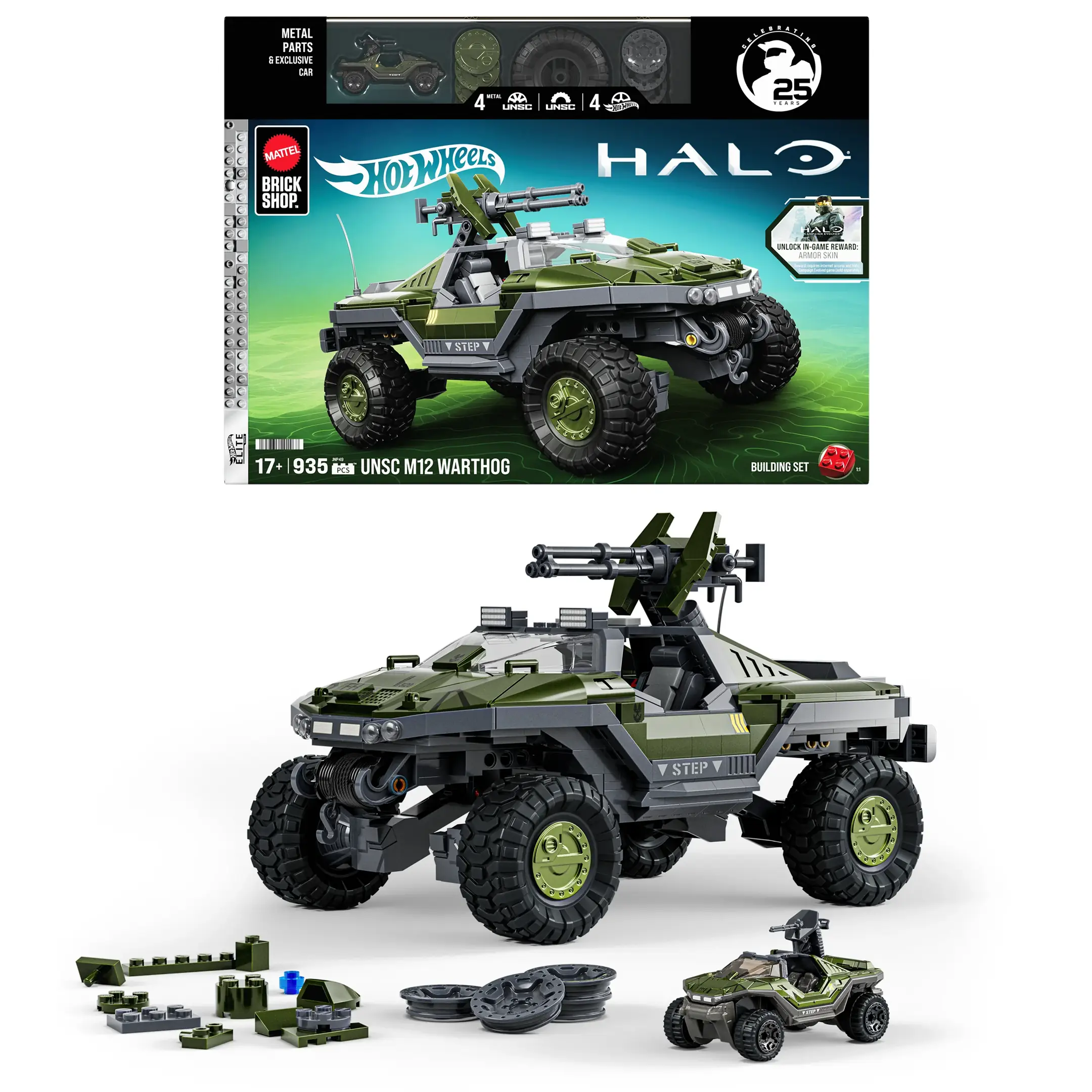 Brick Shop Hot Wheels™ Halo™ UNSC M12 Warthog