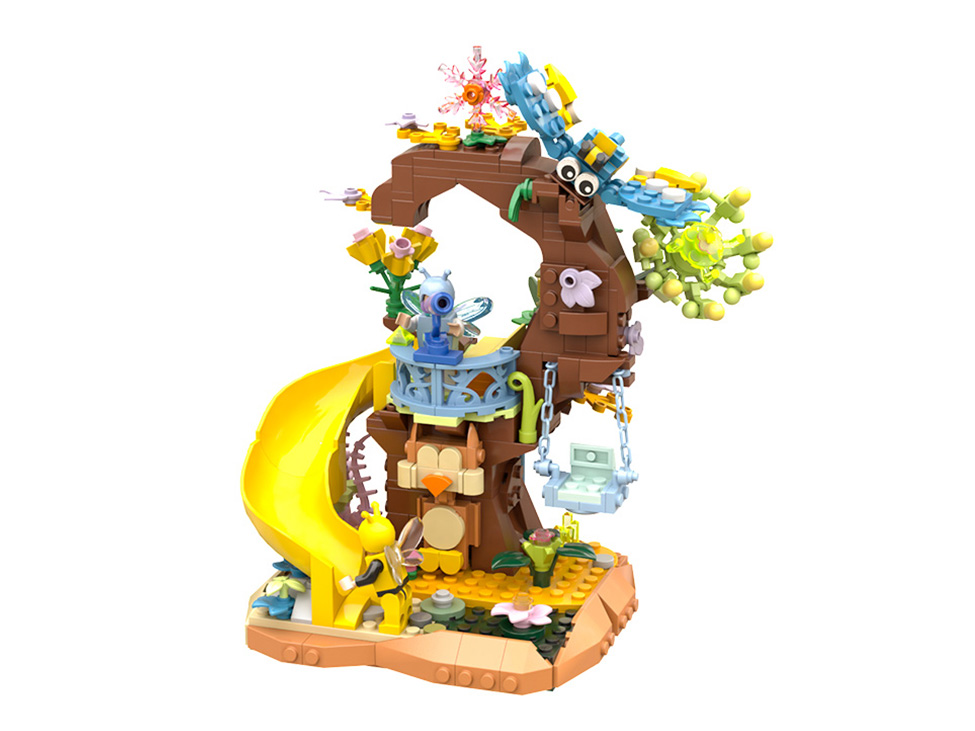 Magical Jungle Series Flower Bush Paradise