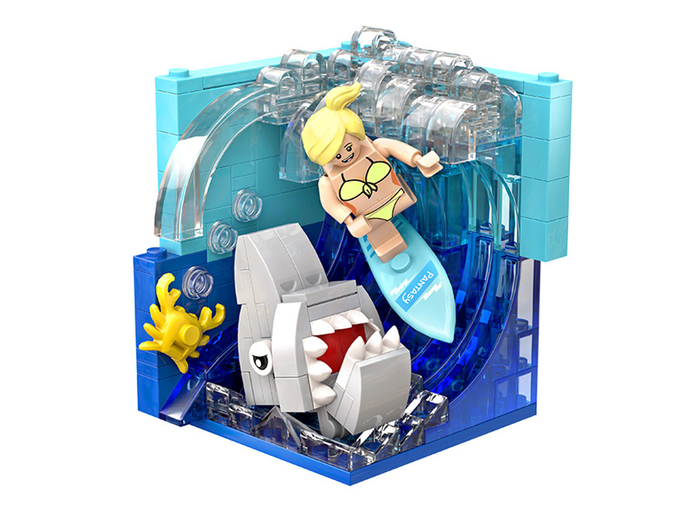 P-Box Series - Surfing girl