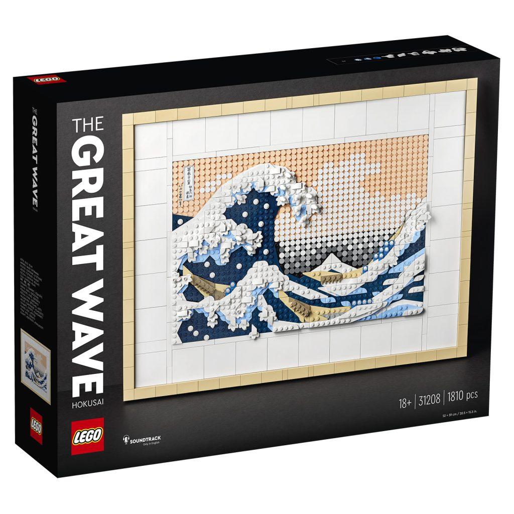 The famous "The Great Wave off Kanagawa" will be a LEGO ART piece