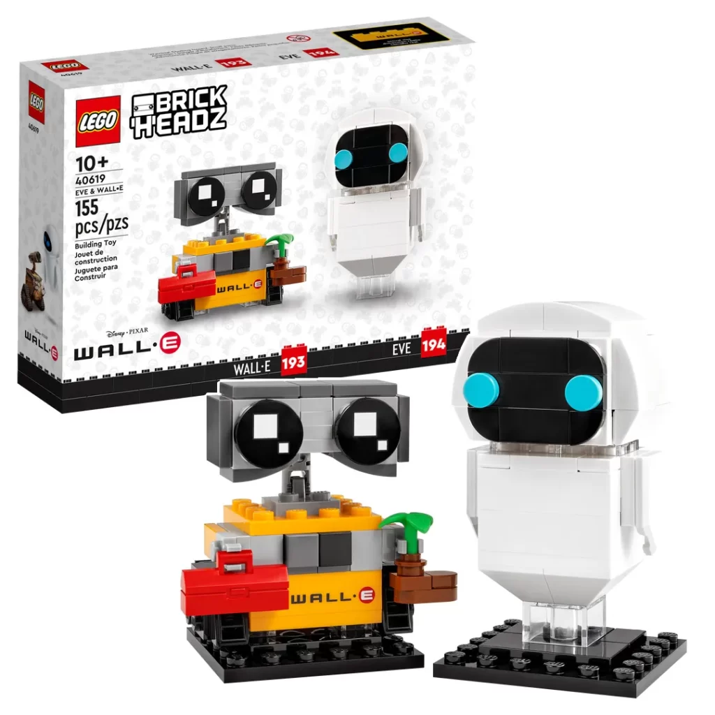 Eve and Wall-E - LEGO BrickHeadz 40619