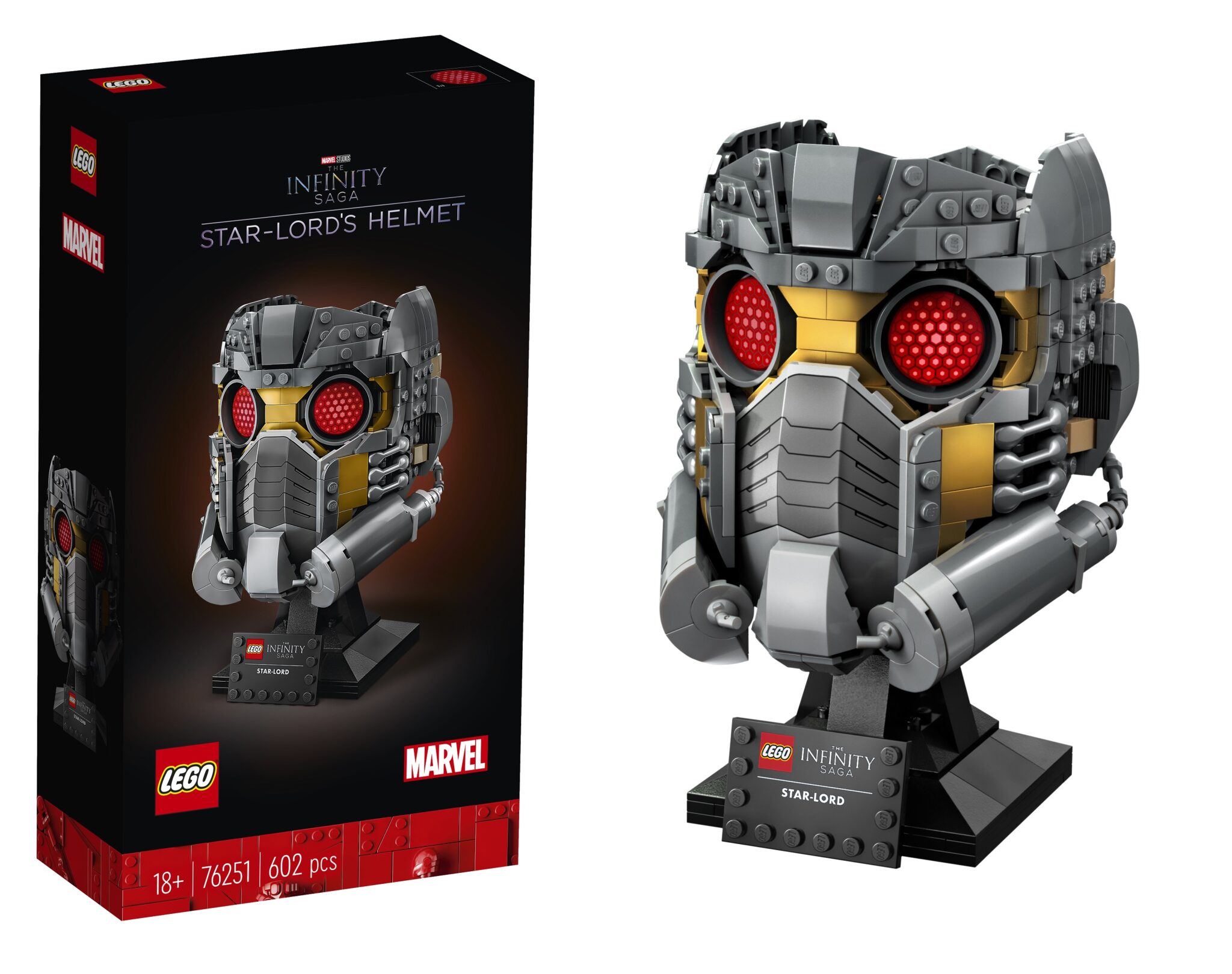LEGO released a Guardians of the Galaxy Helmet, the Star-Lord!