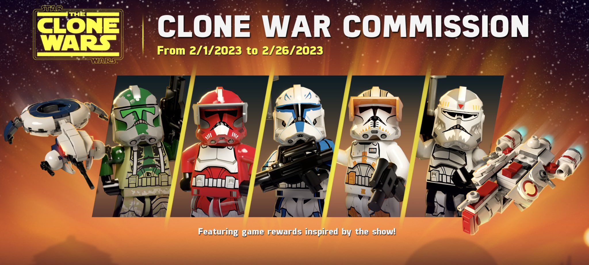 Did LEGO® Castaways revealed new LEGO Clone Wars minifigures?