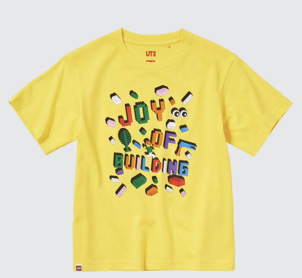 Uniqlo collaboration with LEGO to create 4 new t-shirts