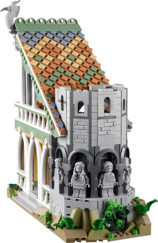 LEGO set 10316 Rivendell from the movie Lord of the Rings.