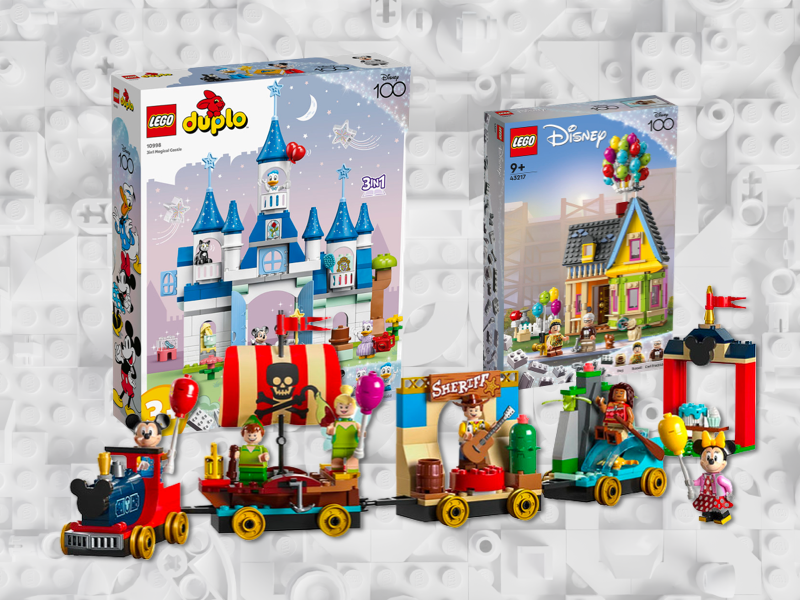 The 3 new LEGO® sets to celebrate the 100th celebration of Disney