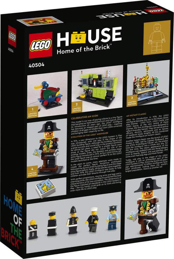 LEGO House Exclusive Set 40504 - A Minifigure Tribute.