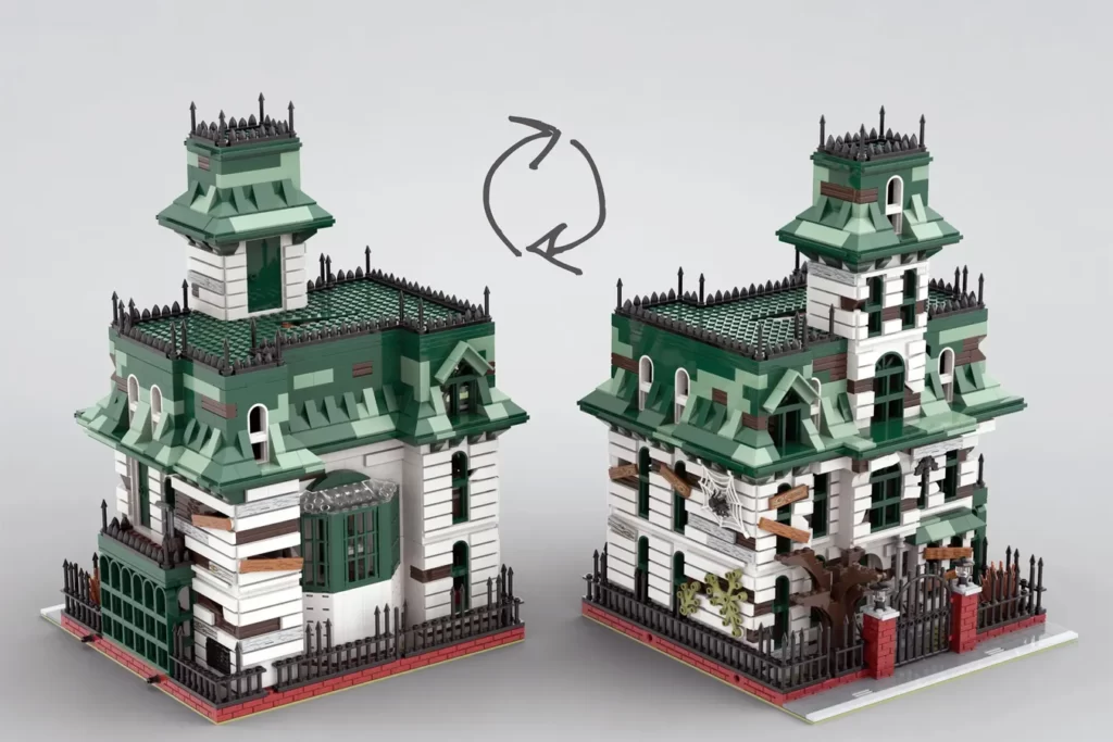 Lego Ideas project Addams Family House by Yang Yang.
