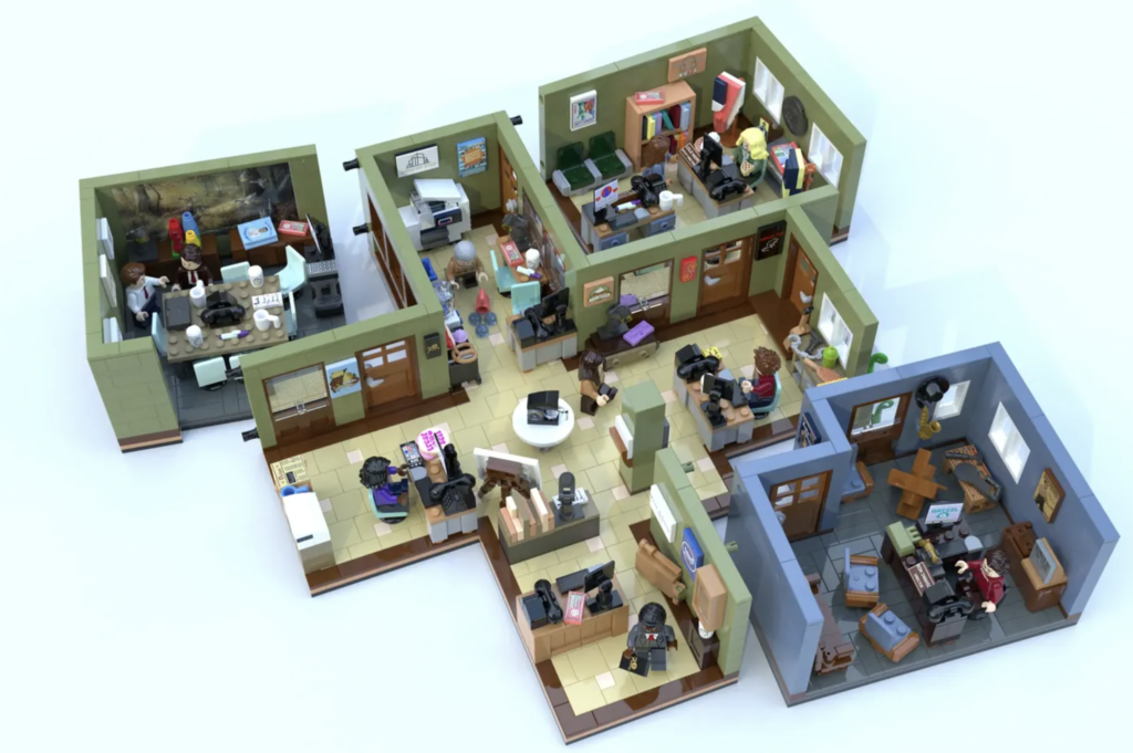 LEGO Ideas for the show Parks and Recreation Office View