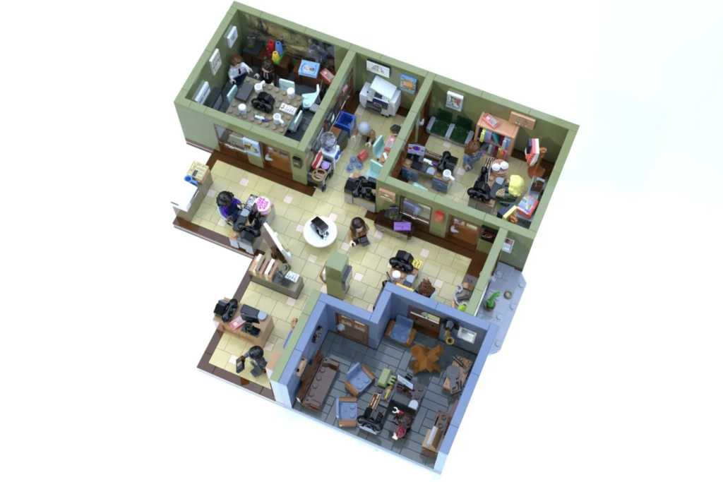 LEGO Ideas for the show Parks and Recreation Office View