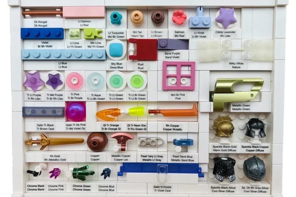 LEGO Ideas Bricklink Colour Table by DOC_Brick.