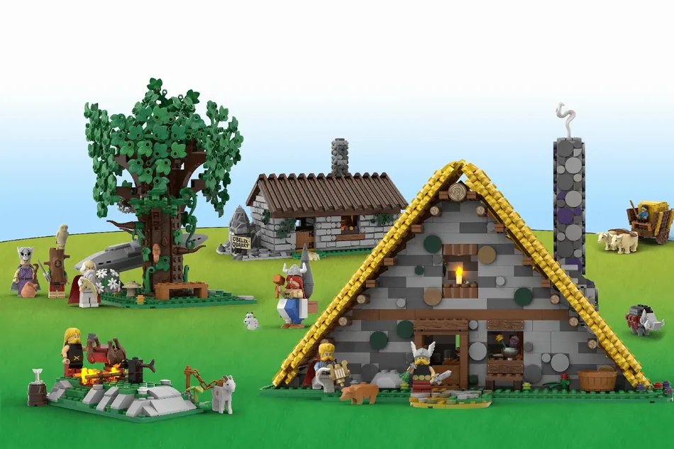 Second Time's the Charm: Asterix & Obelix LEGO Ideas Project Hits 10,000 Supporters Again