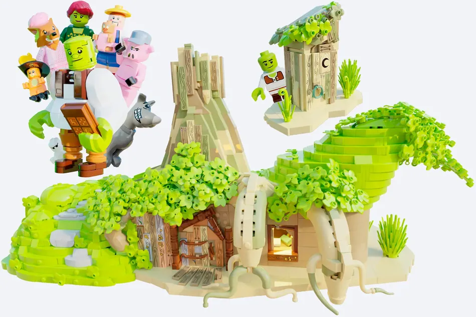 Dreamwork's Shrek Swamp LEGO Ideas Project Garners 10,000 Supporters