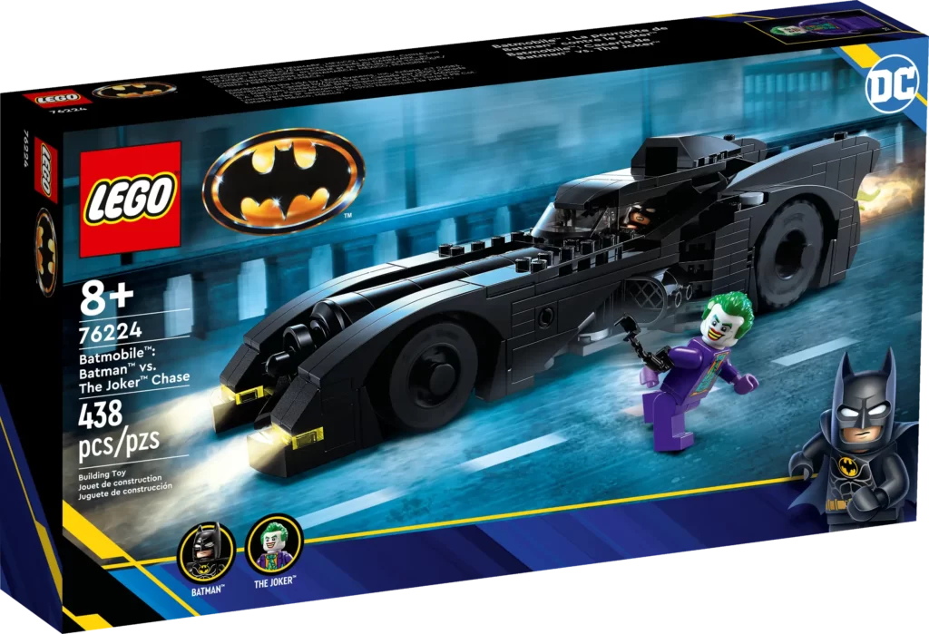Unveiling of New 1989 Batman vs. The Joker Batmobile Set (76224)