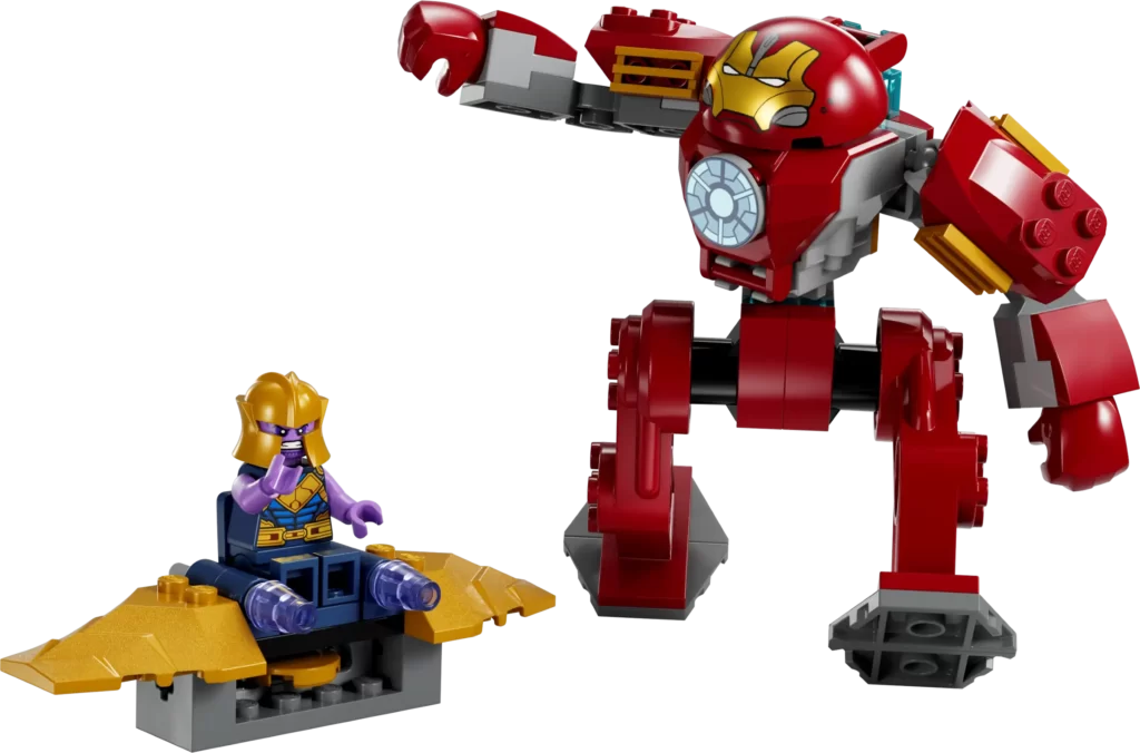 LEGO® Marvel Unveils New 4+ Set: Iron Man Hulkbuster vs. Thanos, Featuring Exclusive Minifigures and Epic Showdown (76263)