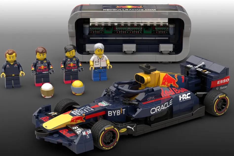 MrB's Red Bull RB18 Attracts 10,000 Supporters on LEGO Ideas