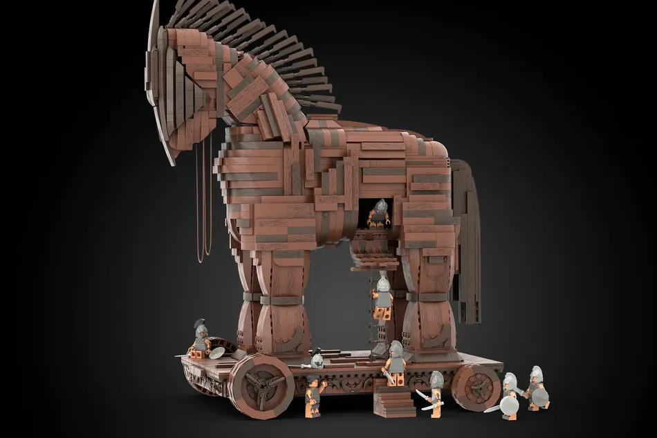 Daytona's Trojan Horse: A LEGO Ideas Project