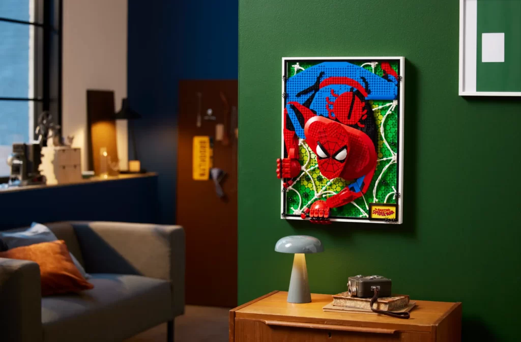 LEGO Art and Marvel Unveil a Spectacular Spider-Man Mosaic Set for Summer 2023